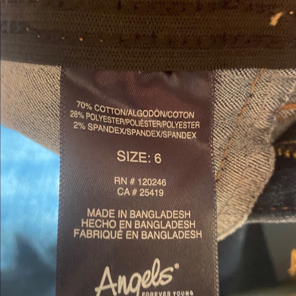 Angels Forever Young NWT 5-Pocket 360’ Sculpt Stretch Denim Jeans Shorts - Picture 12 of 16